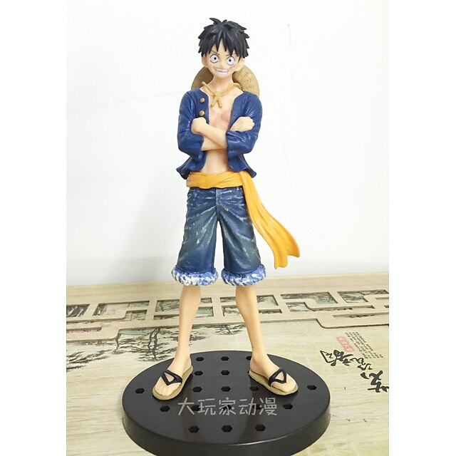  Anime Action Figures Inspired by One Piece Monkey D. Luffy PVC(PolyVinyl Chloride) 18 cm CM Model Toys Doll Toy
