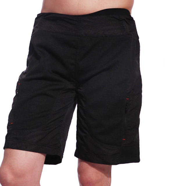  Jaggad Herre Sykkelshorts MTB-shorts Fôrede sykkelshorts Sykkel Shorts Bukser Fjellsykling sport Svart 3D Pute Pustende Elastan Polyester Klær Sykkelklær / Atletisk / treningsklær