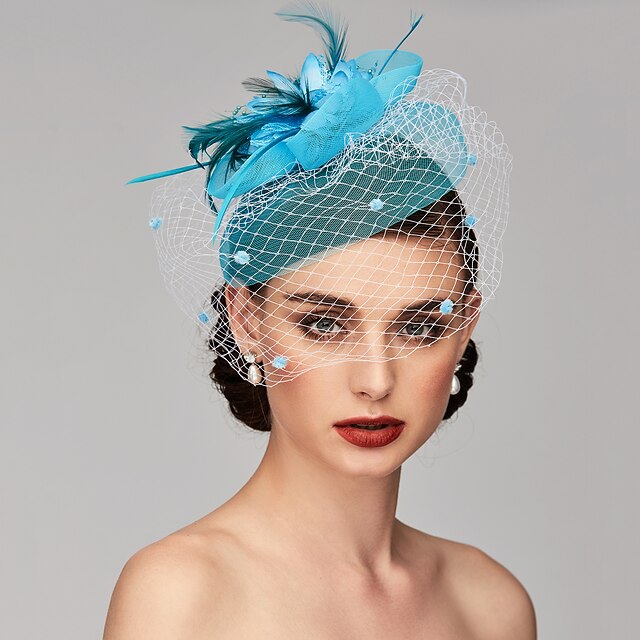 BlairNadeauBridal Emerald Green Fascinator, Feather Hairpiece, High Tea Headpiece, Wedding Birdcage Veil, Black Cocktail Hat, Ivory Bridal Hat, Katharine