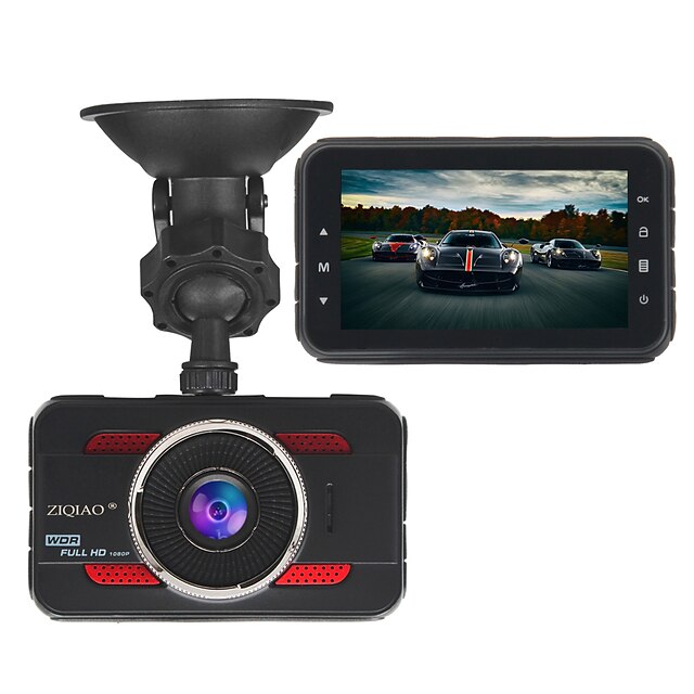  ZIQIAO JL-A80 3.0 Inch Full HD 1080P Car DVR Car Camera Video Registrator Recorder HDR G-sensor Dash Cam DVRs