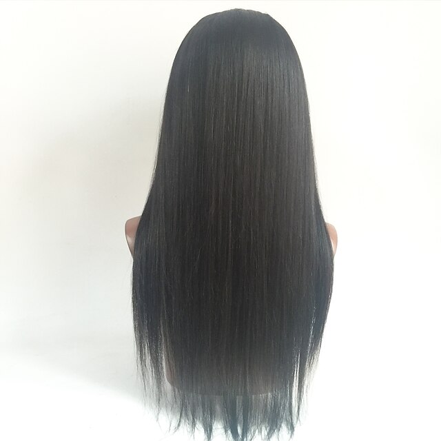 Beauty & Hair Wigs & Hair Pieces | Remy Human Hair Full Lace Wig Layered Haircut Kardashian Brazilian Hair Silky Straight Black 