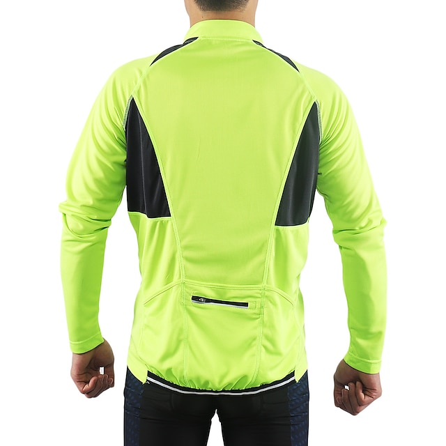 Arsuxeo Men's Long Sleeve Cycling Jersey Downhill Jersey 4 pockets