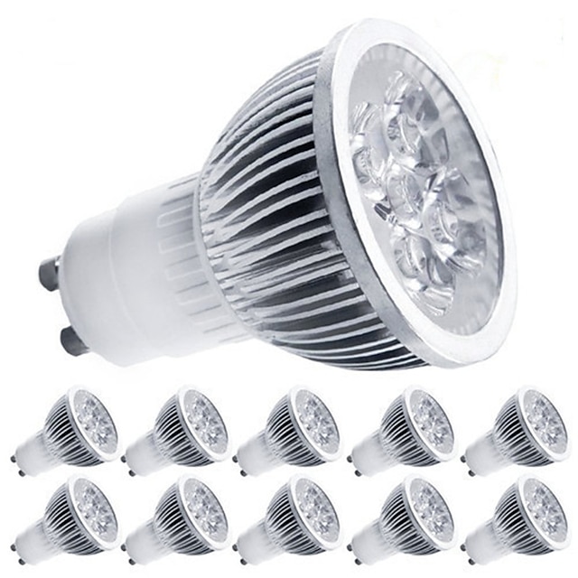  10 szt. 5 W Żarówki punktowe LED 450 lm E14 GU10 GU5.3 5 Koraliki LED LED wysokiej mocy Dekoracyjna Ciepła biel Zimna biel 85-265 V / ROHS / Certyfikat CE / VDE