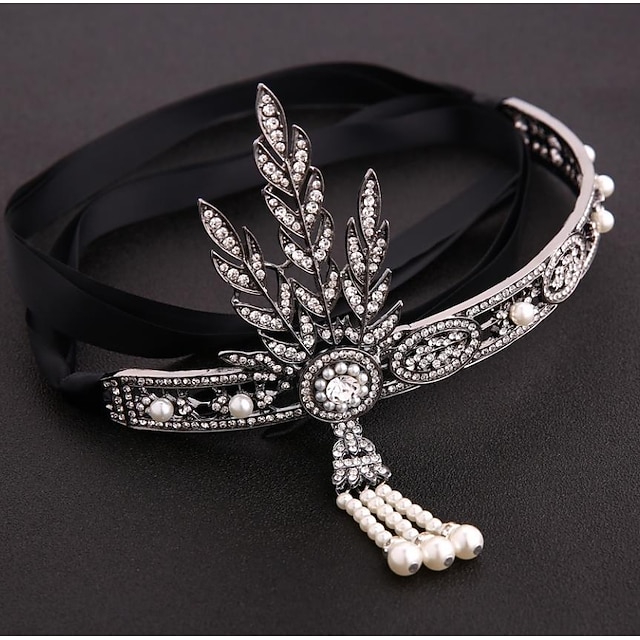 1920s Flapper Headband for Women & Girls - Roaring 20s Accessories/Great Gatsby Party, Wedding
