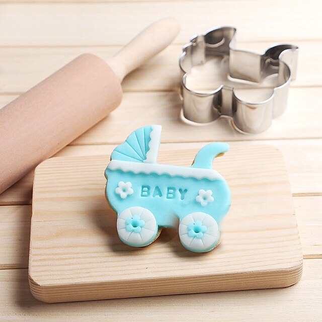  Baby Carriage Cookies Cutter Stainless Steel Cake Mold
