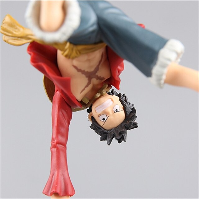  Anime Toimintahahmot Innoittamana One Piece Monkey D. Luffy PVC 18 cm CM Malli lelut Doll Toy / kuvio / kuvio