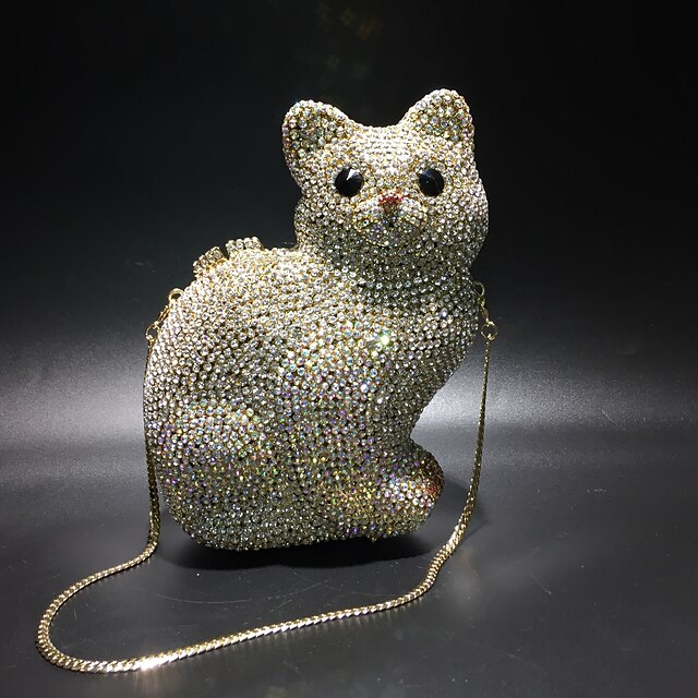 rhinestone animal clutch