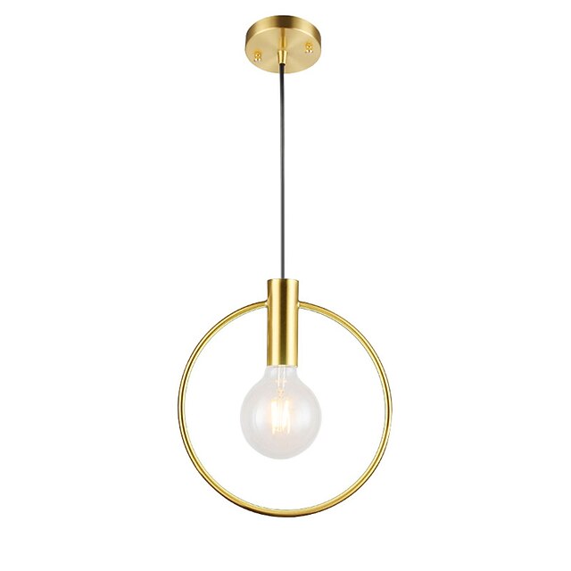  1-Light Northern Europe Modern Electroplated Pendant lighting Ceiling Mini Chandelier Hanging Lamp 1 Lights Fixture Flush Mount