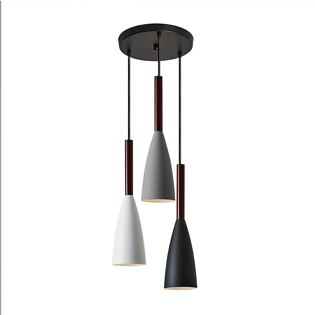 Lights & Lighting Pendant Lights | 3-Light 28 cm Creative Pendant Light Metal Novelty Painted Finishes Contemporary Chic & Moder