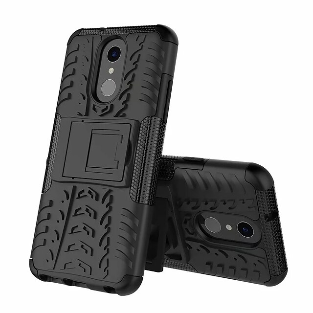  Case For LG LG Q7 with Stand Back Cover Armor Hard PC
