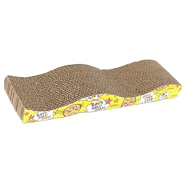  Scratching Board Interactive Cat Toys Fun Cat Toys Cat 1pc Smooth Sticker Special Designed Simple Pet Friendly Cardboard Paper Gift Pet Toy Pet Play