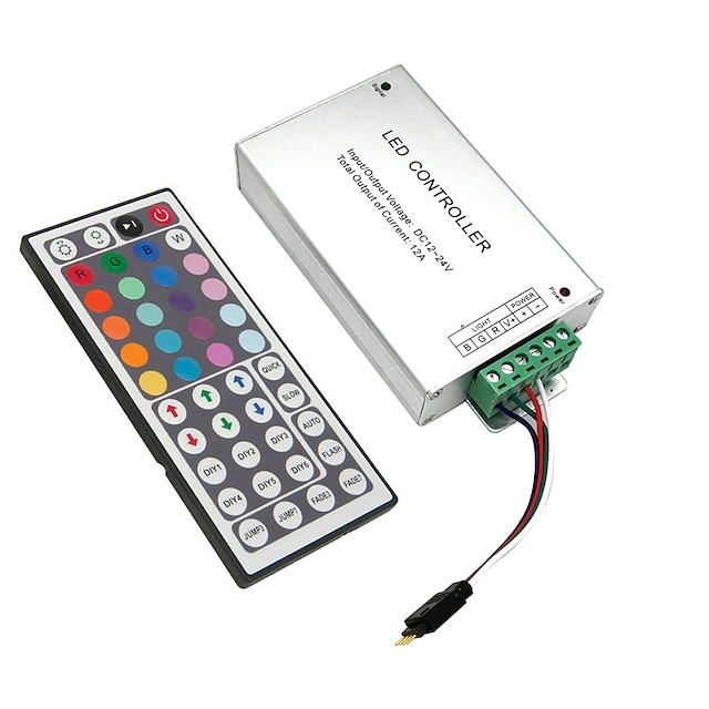 RF Remote Control Touch Screen Dimmer for RGB 5050 3528 LED Strip 4pin DC 12-24V