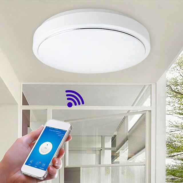  Modern wifi led lâmpada do teto app controle de luz de teto para sala de estar iluminação da casa de família ac110-240v