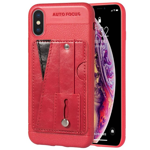 Case For Apple iPhone XS / iPhone XR / iPhone XS Max Card Holder / with Stand / Frosted Back