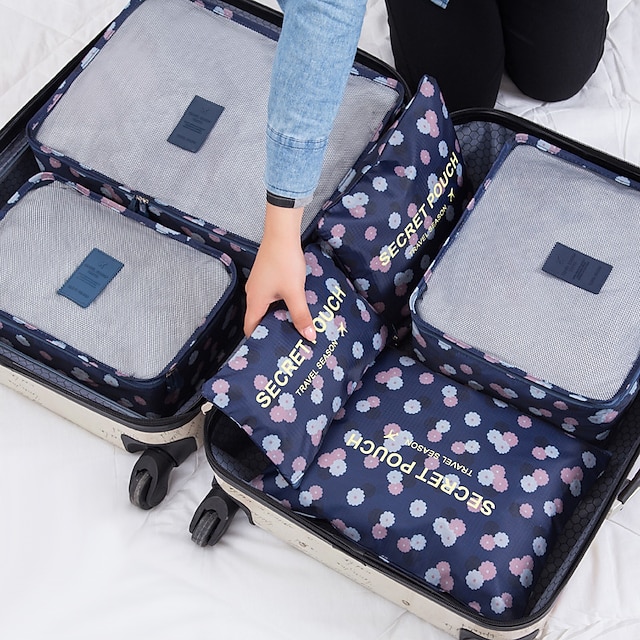  Τσάντα ταξιδιού Οργανωτής ταξιδιών Μεγάλη χωρητικότητα Φορητό Ανθεκτικό Δίχτυ Νάιλον Για Ταξίδια Βαλίτσες Αποσκευών Ρούχα