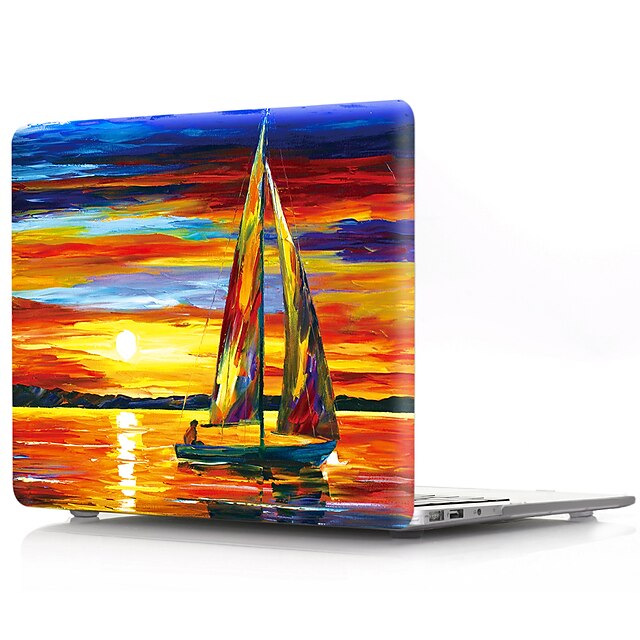  MacBook Case Oil Painting PVC(PolyVinyl Chloride) for Macbook Pro 13-inch / MacBook Pro 15-inch with Retina display / New MacBook Air 13