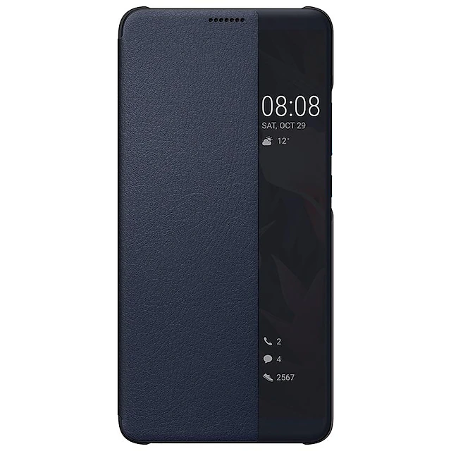 Phone Case for Huawei P40 P30 P20 Pro Lite Mate 40 30 20 Pro Honor 20 Pro With Windows Flip Translucent Full Body Cases Hard PU Leather Luxury Leather Hard PC Window View Smart Clear View 8