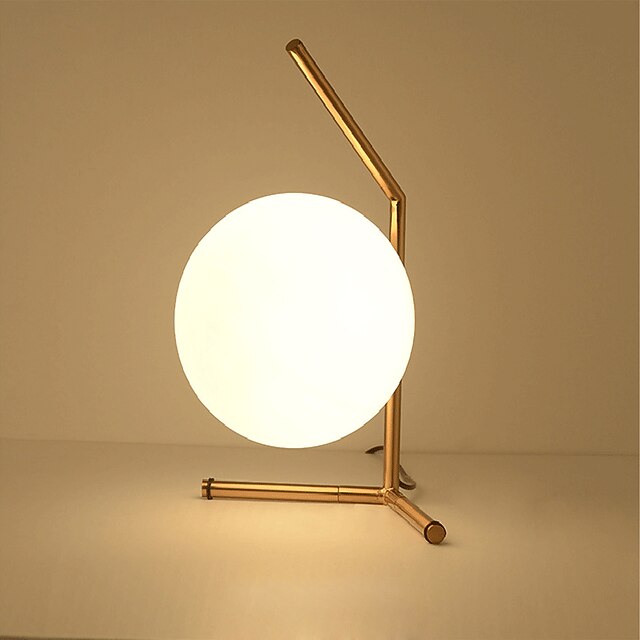  Lampe de Table / Lampe de Bureau Décorative Moderne contemporain Source d'alimentation LED Pour Chambre à coucher / Bureau / Bureau de maison Métal 110-120V / 220-240V