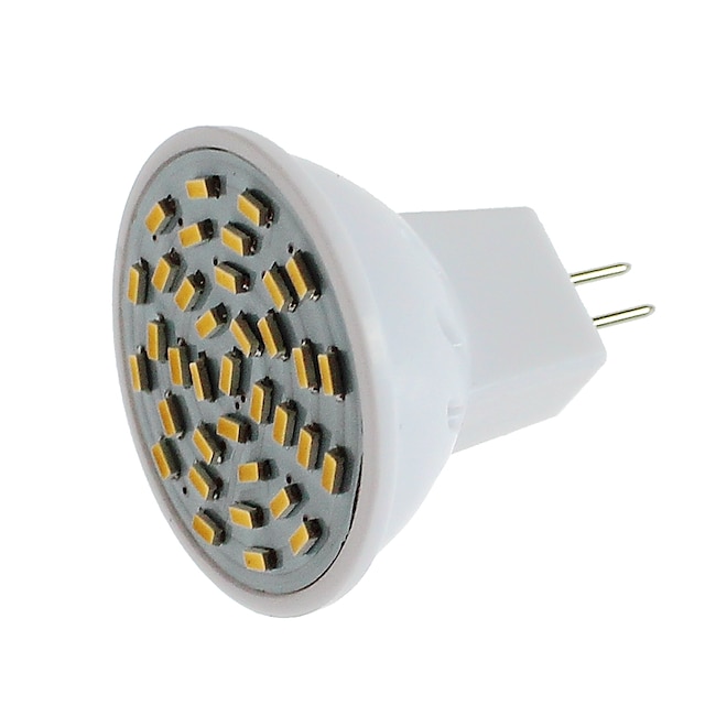  1pc 3 W LED-spotpærer 600 lm G4 MR11 36 LED perler SMD 3014 Dekorativ Varm hvit Kjølig hvit 12 V / 1 stk. / RoHs