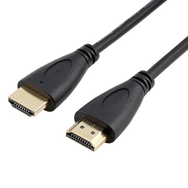  YONGWEI HDMI 1.4 Kaapeli, HDMI 1.4 että HDMI 1.4 Kaapeli Uros - Uros 1080P Kullattu kupari 1.5M (5ft) 5,0 Gbps  