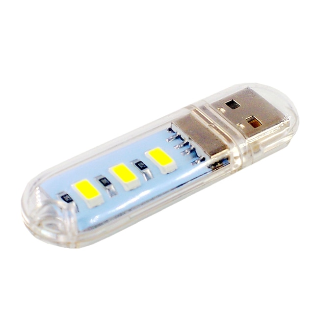  1pc LED Night Light / Wall Plug Nightlight Varm hvit / Naturlig hvit Nødsituasjon / Dekorasjon / Hengende 5 V