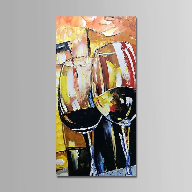  Oil Painting Hand Painted - Abstract Modern Stretched Canvas