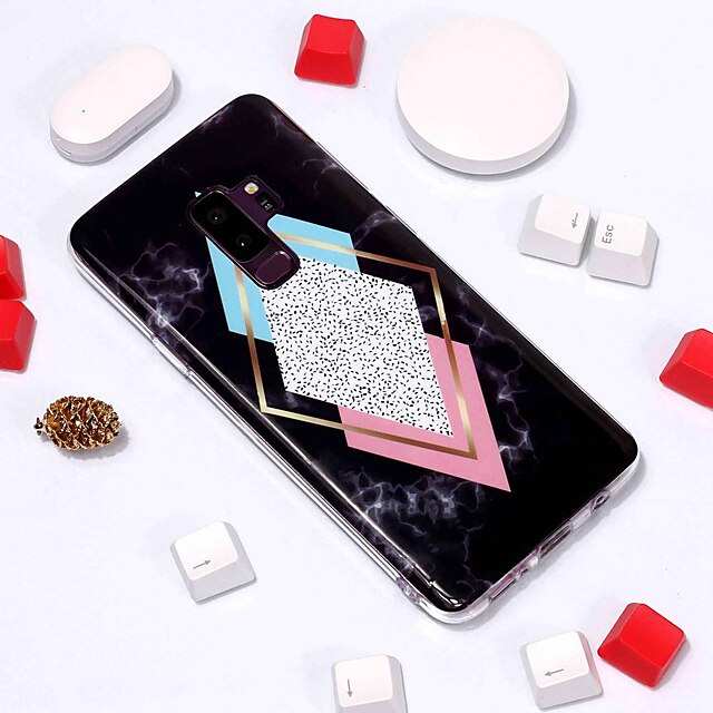 Case For Samsung Galaxy S9 / S9 Plus / S8 Plus Pattern Back Cover Marble Soft TPU