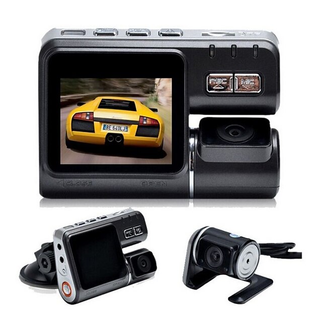  X6 1080p Auto DVR Široký úhel 2 inch Dash Cam s Detekce pohybu 4 infra LED Záznamník vozu / 2.0