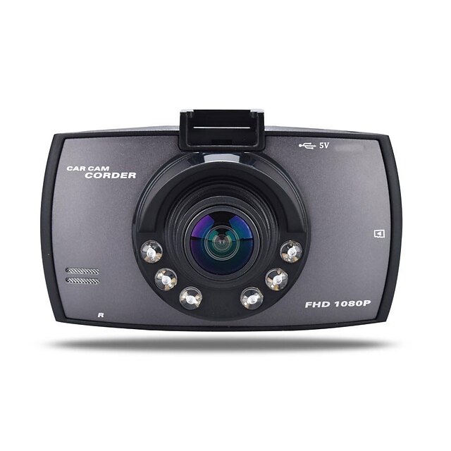  720p 1080p Auto dvr 170 Grad Weiter Winkel 12.0 MP CMOS 2.7 Zoll TFT LCD Bildschirm Autokamera mit Bewegungsmelder 6 Infrarot-LEDs Auto-Recorder