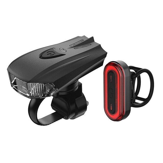  LED Bike Light Rechargeable Bike Light Set Rear Bike Tail Light Safety Light Mountain Bike MTB Bicycle Cycling Waterproof Super Bright Portable Quick Release Rechargeable Li-Ion Battery USB 1000 lm