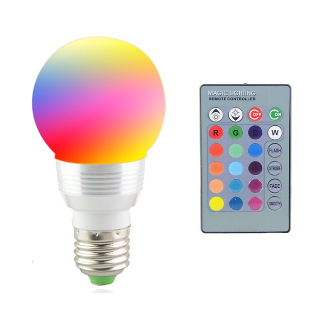  2 W 2700-7000 lm E14 E26 / E27 1 LED χάντρες LED Υψηλης Ισχύος Τηλεχειριζόμενο Διακοσμητικό RGB 85-265 V / 1 τμχ / RoHs / CE