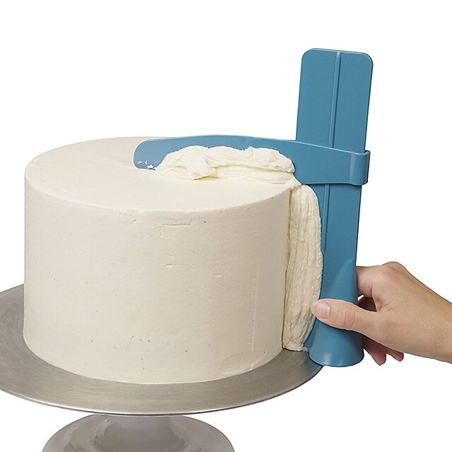 Ajustável ferramentas de decoração do bolo dispositivo de nivelamento de açúcar de giro de cozinha diy food grade ferramenta de bolo de plástico acessórios de cozinha