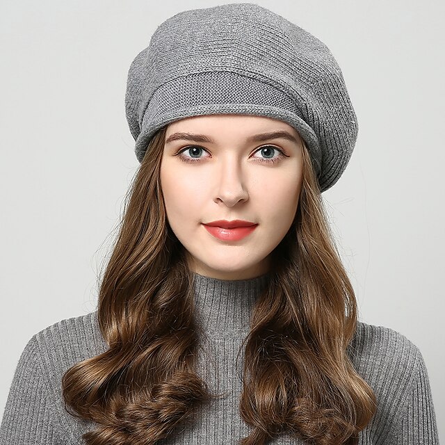  Wool Hats with Cap / Solid 1 Piece Wedding / Daily Wear Headpiece