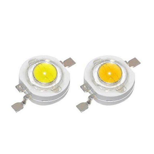  10pcs High Power LED DIY / Bulb Accessory Aluminum LED Chip Clear for DIY LED Flood Light Spotlight 1 W