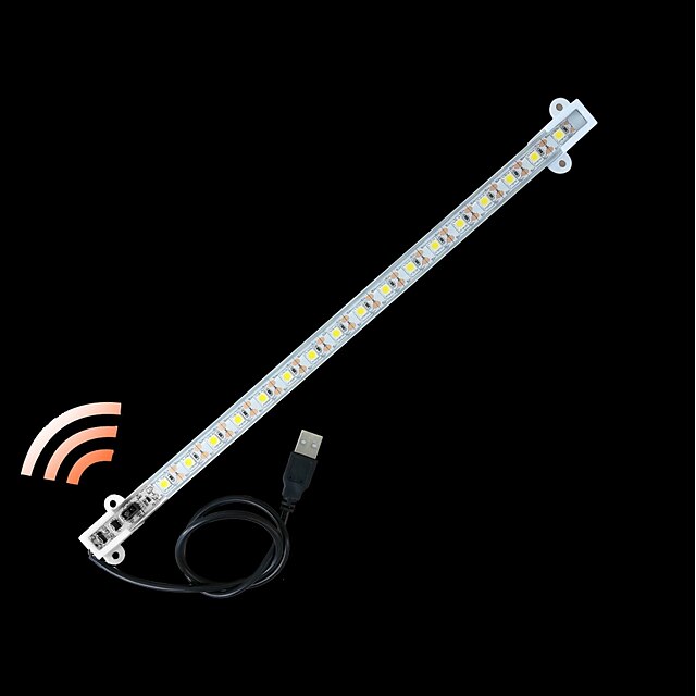  ZDM® 1m Прочные светодиодные панели Интеллектуальные огни 57 светодиоды 5050 SMD 14mm 1шт Тёплый белый Холодный белый Водонепроницаемый USB Новый дизайн Работает от USB