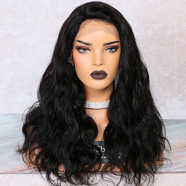 Remy Human Hair Lace Front Wig Deep Parting Side Part Tara style Brazilian Hair Body Wave Natural Wig 250% Density 12-22 inch with Baby Hair Best Quality Hot Sale Thick Women's Medium Length Human