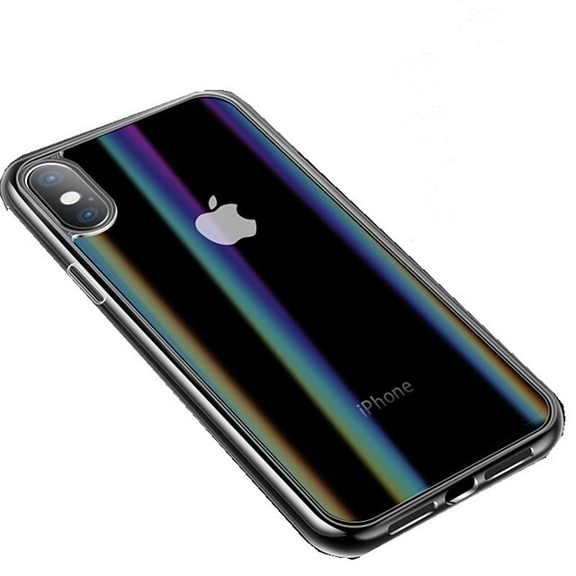  Case For Apple iPhone XS / iPhone XR / iPhone XS Max Pattern Full Body Cases Solid Colored Hard Tempered Glass