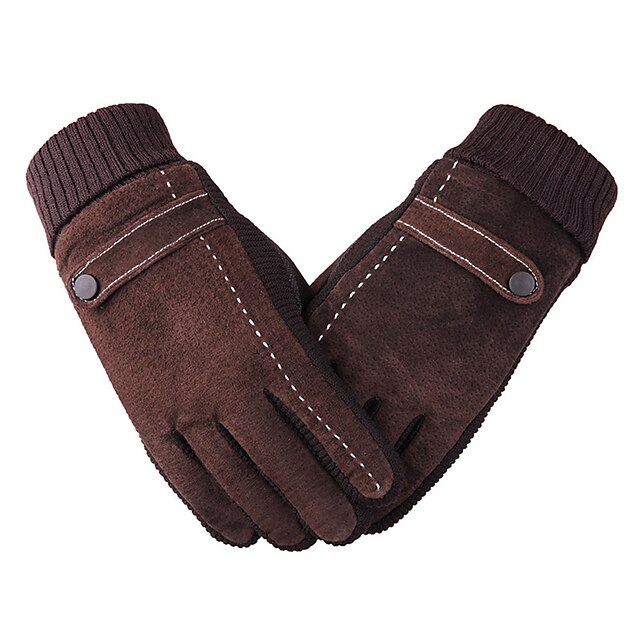  Full Finger Unisex Motorcycle Gloves Flannel Keep Warm / Wearproof / Protective