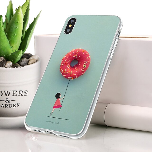  Case For Apple iPhone XR Ultra-thin / Pattern Back Cover Flower Soft TPU