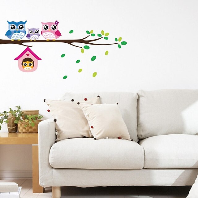  Landscape Wall Stickers Plane Wall Stickers / Animal Wall Stickers Decorative Wall Stickers, PVC Home Decoration Wall Decal Wall Decoration 1pc