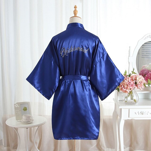  Faux Silk Robes Wedding Non-personalized