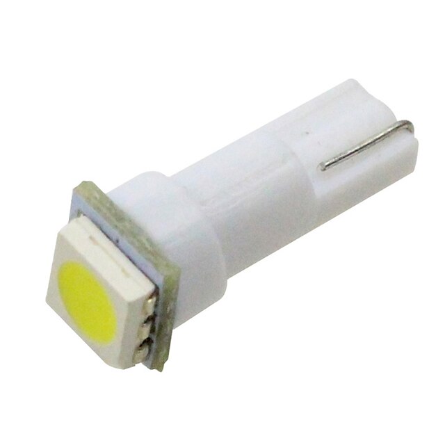  1 Piece T5 Car Light Bulbs 0.25W SMD 5050 1x5050 SMD Interior Lights For universal All Models All years