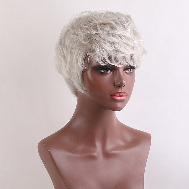Human Hair Blend Wig Short Natural Wave Pixie Cut Short Hairstyles 2020 ...