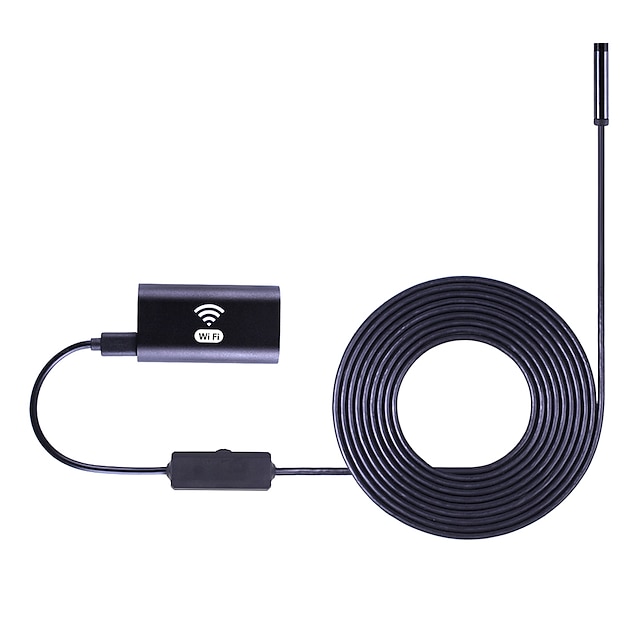  kamera endoskopowa wifi 8mm soczewka 6 wodoszczelna inspekcja borescope mini kamera endoskop ios android 5m twarda rura