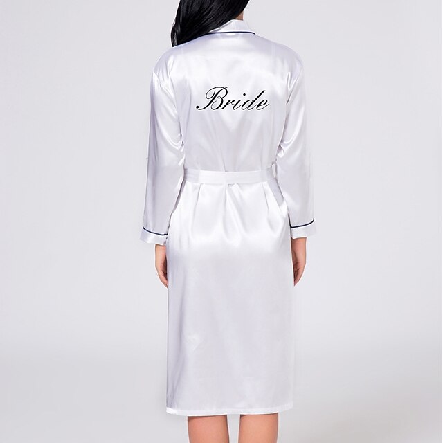  Faux Silk Robes Wedding Personalized
