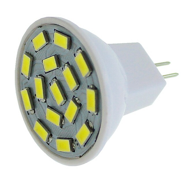  1db 1.5 W LED szpotlámpák 450-500 lm G4 MR11 15 LED gyöngyök SMD 5730 Meleg fehér Hideg fehér 24 V