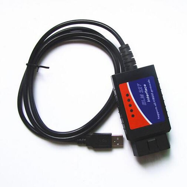  linii de instrument de diagnosticare automată a defecțiunilor elm327 obd2 cablu de conducere USB