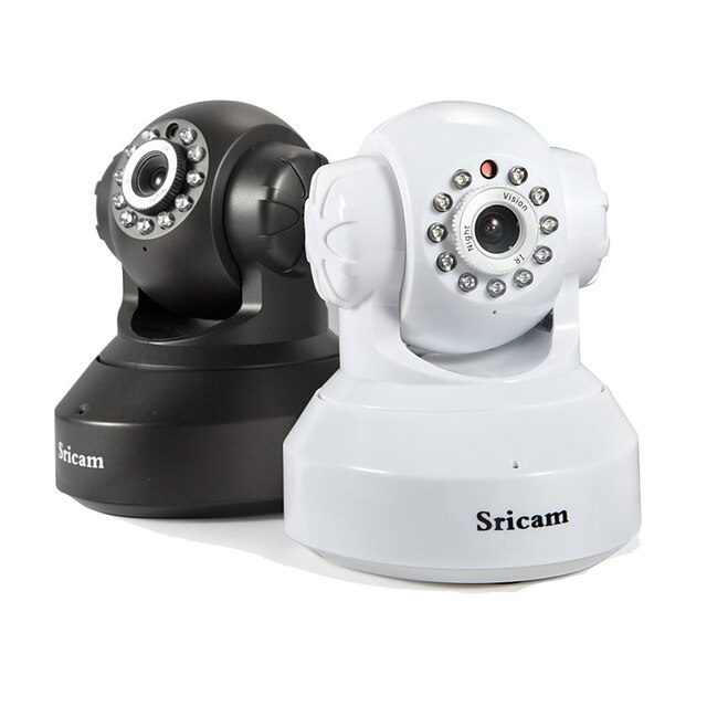  Sricam® SP005 720P 1MP PTZ CMOS Wireless IP Camera Two-Way Audio IR-cut Remote Access Motion Detection Indoor Home Security Camera Support 128GB TF