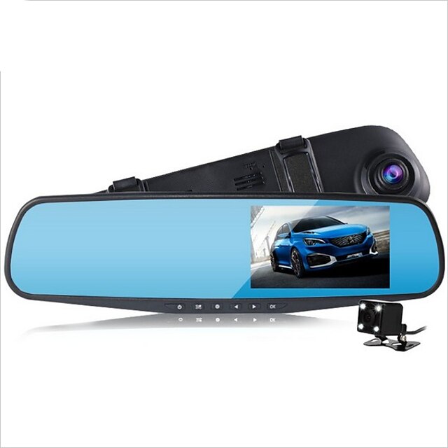  D790s 1080p DVR del coche 140 Grados Gran angular 4.3 pulgada Dash Cam con G-Sensor / Modo Parking / Detección de Movimiento No Registrador de coche / Grabación en Bucle / Micrófono Incorporado