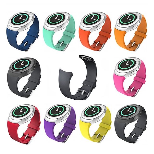  1 pcs Smart Watch Band για Samsung Galaxy Εργαλείο S2 σιλικόνη Εξυπνο ρολόι Λουρί Αθλητικό Μπρασελέ Αντικατάσταση Περικάρπιο